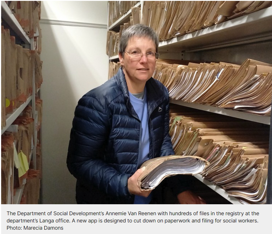 NEW APP TO HELP WESTERN CAPE SOCIAL WORKERS